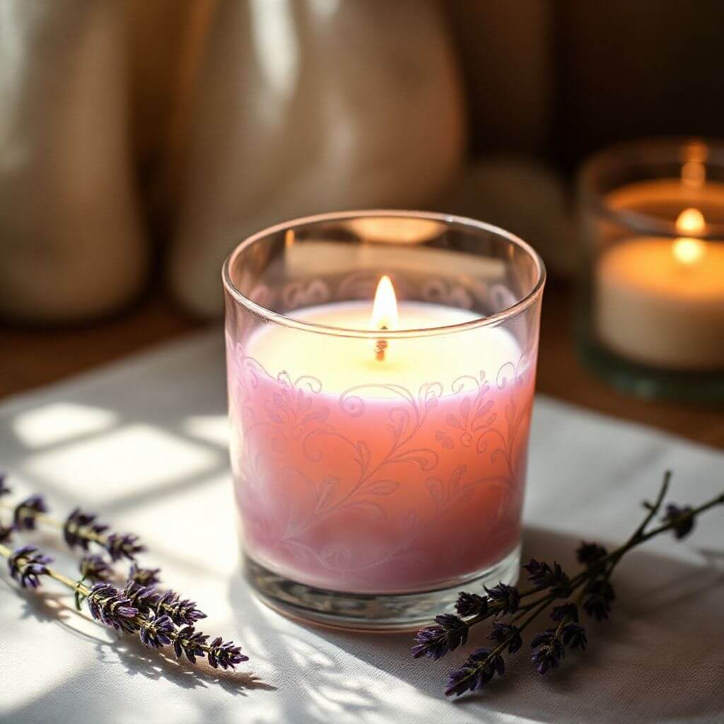 Lavender and Vanilla Candle