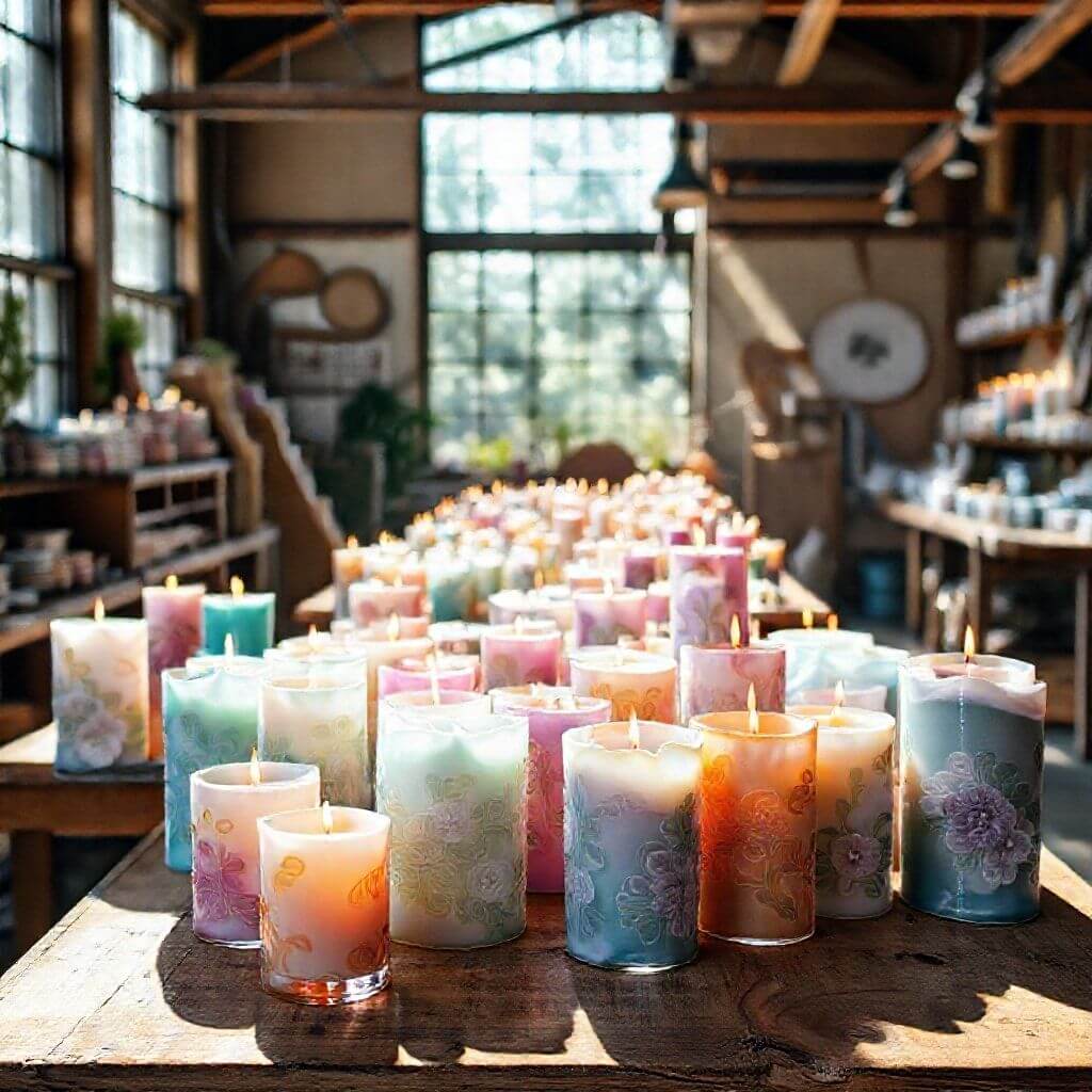 Custom candles for events