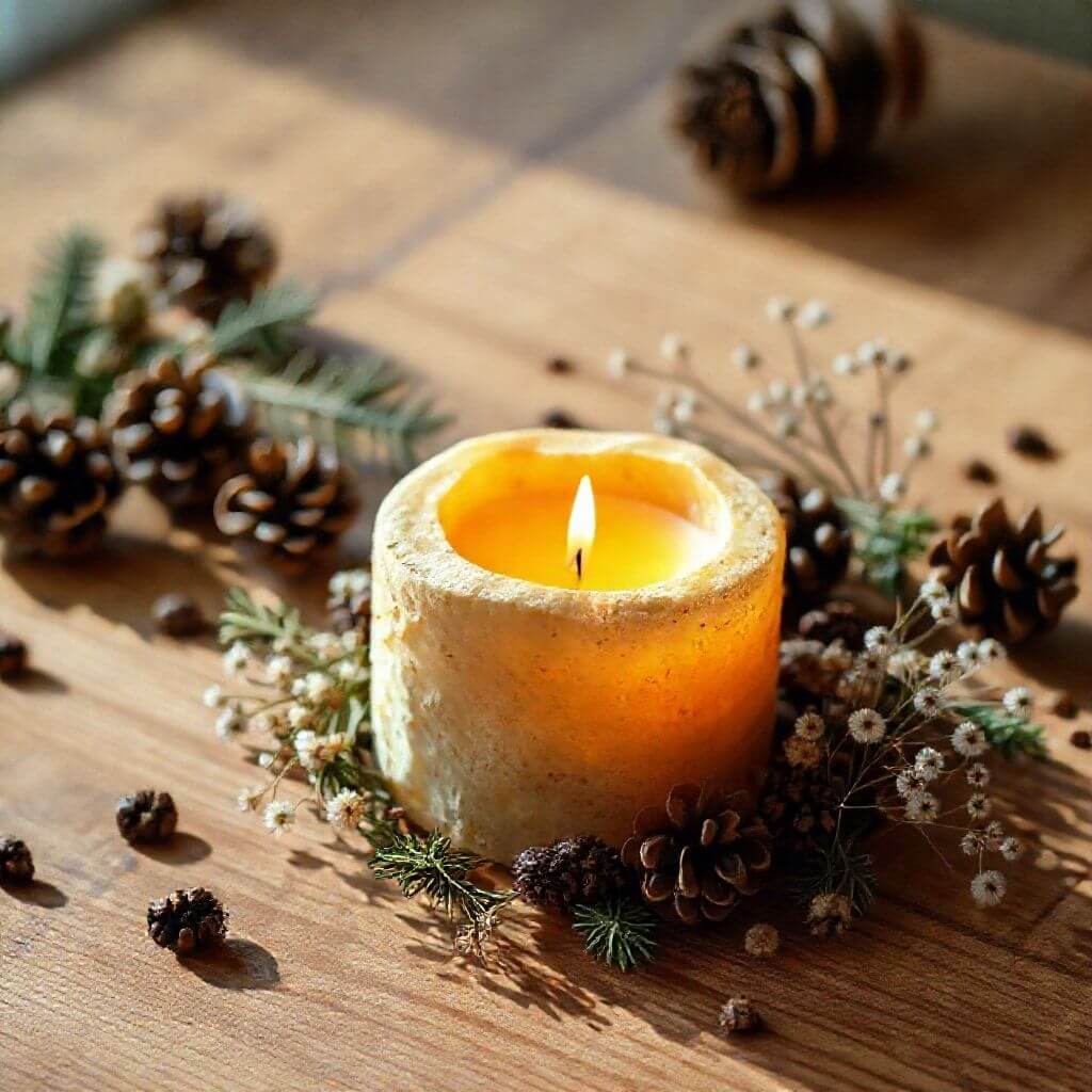 Rustic Candle